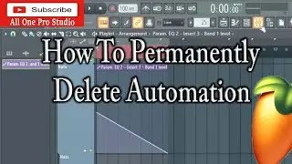 How To Permanently Delete Automation In FL Studio