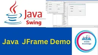 Java Swing  in Eclipse   Install Window Builder Demo Project Demo JFrame