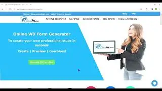 Create W9 Forms Easily: User-Friendly W9 Form Generator  in Minutes