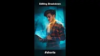 Artistic Photo Editing |  breakdown #shorts