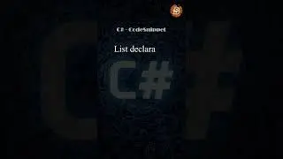 C# List Declaration