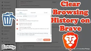 How to Clear Browsing History on Brave Browser