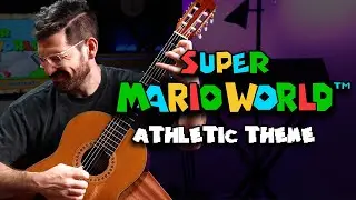 Super Mario World Athletic Theme | TVonGuitar