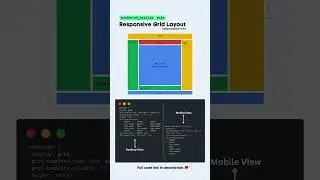 Responsive Grid Layout  #codewith_muhilan #css #coding