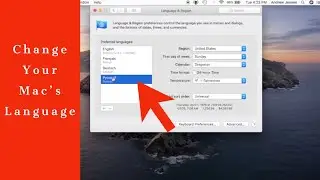 Change Your Macs Language 2020