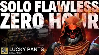 Zero Death! -  Zero Hour Solo Flawless (Normal) Build Breakdown and Playthrough - Solar Hunter