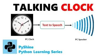 talking clock in Python