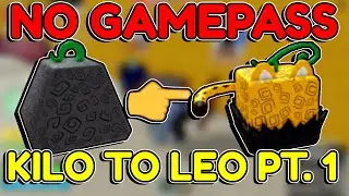 Kilo to Leopard with NO GAMEPASS in Blox Fruits! New Beginning! 🍈🐆 (Part 1)