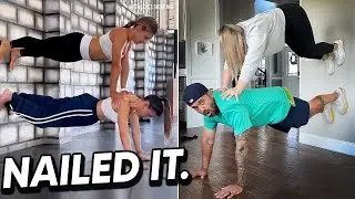 I can't believe we did this! *Double Plank Challenge*