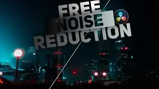 FREE Noise Reduction // DaVinci Resolve 17