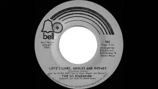 1971 HITS ARCHIVE: Love’s Lines, Angles And Rhymes - 5th Dimension (mono 45)