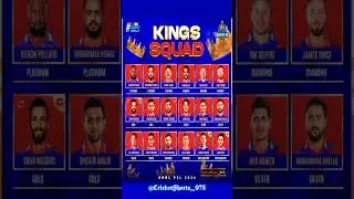 PSL 2024 Karachi Kings Squad After Draft| PSL 2024 draft#psl2024#karachikings