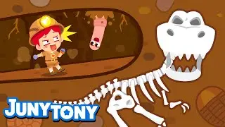 Animal Friends Under the Ground | Underground Friends! | Animal Songs for Kids | JunyTony