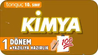 10.Sınıf Kimya 1.Dönem 1.Yazılıya Hazırlık 📑 #2025