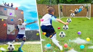 WATER BALLOON PENALTY SHOOTOUT CHALLENGE *SCORE FOR $$$* 🎈😱