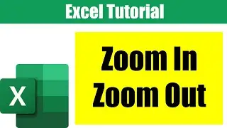 Zoom In and Out of an Excel Spreadsheet - 3 Ways - Quick Excel Tip