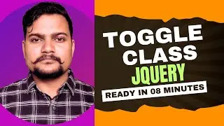 ToggleClass live example in jQuery with explanation | jQuery in Hindi | Tutorial007