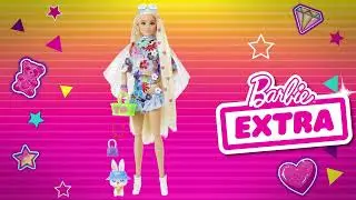 Кукла Barbie Extra в одежде с цветочным принтом Mattel (HDJ45)