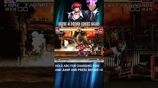 KOF 95 - BUG DO CHUTE DE 3 HITS DO IORI #kof #kof95 #iori #tas #fightinggames