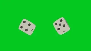 Dice Animation - Green Screen