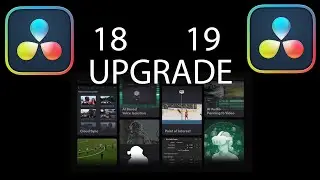 How to update Davinci Resolve 18 to Davinci 19  - backup, update keyboard