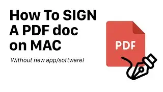 How To Sign a PDF Document on Mac - Free & Easy, No Software or Download!