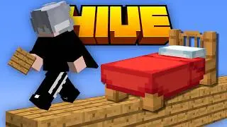 Jogando o NOVO BEDWARS do THE HIVE (Minecraft Bedrock)