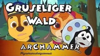 Gruseliger Wald | Kinderlieder | PAW patrol | Racer und Skye