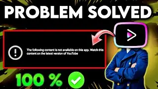 YouTube vanced not working problem