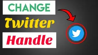 How To Change Twitter Handle | How To Change Twitter Username