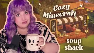 Cozy Gaming: Minecraft 🍲✨ Building a Soup Shack with Me! ☕️🍁✨ CIT Modded Mizunos Ghoulcraft ✨