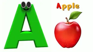 ABC Phonic Song - Toddler Learning Video Songs, A for Apple, Nursery Rhymes, Alphabet Song for kids