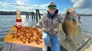 Crappie Fishing Catch N' Cook! (Crappie Wontons)