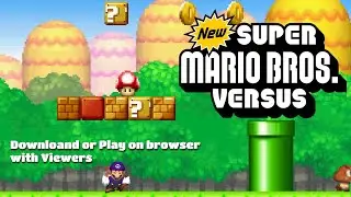 New Super Mario Bros. Versus with Viewers - Download or play on the website (link to play game)