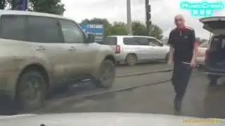 Автобыдло на дорогах. Драки и беспредел.