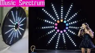 CFun LED Circular Audio Visualizer Music Spectrum Display DIY Kit