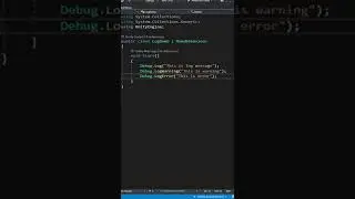 Unity  Debug Log vs Warning vs Error 