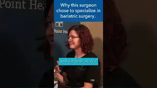 Why this surgeon chose to specialize in bariatric surgery #shorts