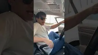 When men get into a car