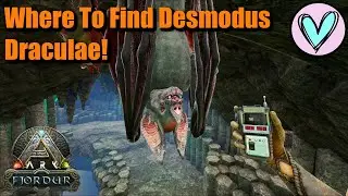 Where To Find Desmodus Draculae! || Ark Fjordur! Spawn Locations!