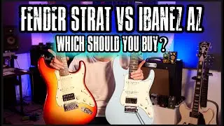 Fender Strat vs Ibanez AZ. Which guitar should you buy in 2024?