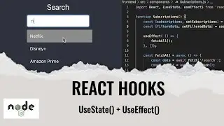 Node React Hooks Tutorial | UseState and UseEffect