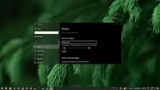 How to change text size on Windows 10