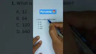 257M Math Tricks - PERCENT TRICK Follow for more math videos! ✅ 