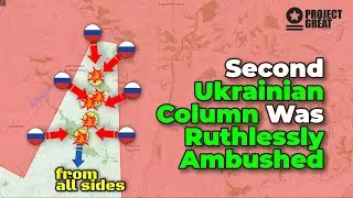 Ukraine’s Another Big Column Was Ruthlessly Ambushed By Russia In Kursk. Ru Destroyed HIMARS & More.