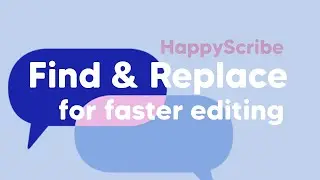 Find & Replace for faster editing! 🕵️‍♀️