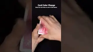 Card Color Change: Easy Card Trick #easycardtricks #easymagictricks #easymagictricksforkids