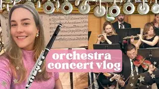 Orchestra concert vlog 🎵 🪈 ✨ | playing flute and piccolo