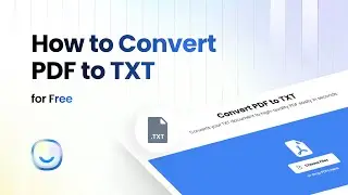 How to Convert PDF to TXT (for Free)