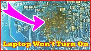 FIX HP 14 AC104LA Won't Power On, HP Laptop Motherboard Repair